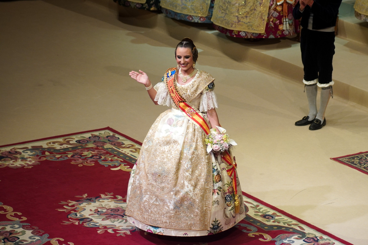 Exaltación de María Estela Arlandis como Fallera Mayor de Valencia 2024